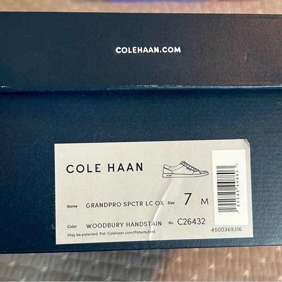 Cole Haan Leather Sneakers 7 Brown NWT - Picture 7 of 7